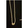Image 3 : APPROX 10K CHAIN (18") WITH APPROX 10K CROSS PENDANT (3.3G)