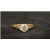 Image 1 : APPROX 14K LADIES ENGAGEMENT RING SET WITH DIAMOND (.42CT, 2.4G)