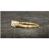 Image 2 : APPROX 14K LADIES ENGAGEMENT RING SET WITH DIAMOND (.42CT, 2.4G)