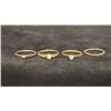 Image 1 : APPROX 10K LADIES RING SET WITH PEARL, APPROX 14K+ LADIES RING SET WITH DIAMOND (.06CT) & TWO
