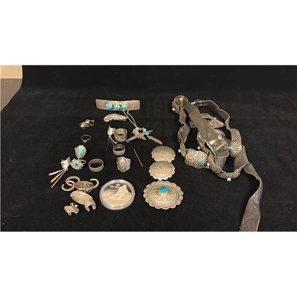 MISC JEWELRY 1.4G GOLD & 136.7G SILVER CONTENT)