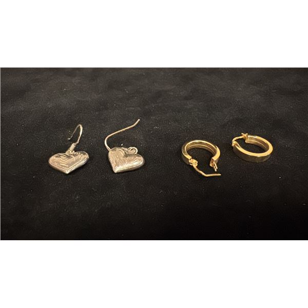 MISC JEWELRY (1.6G GOLD AND 2.2G SILVER CONTENT)