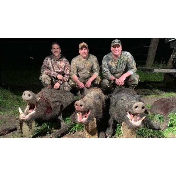GERHART OUTDOORS: Night Vision & Thermal Hog Hunt for Two Hunters in Texas
