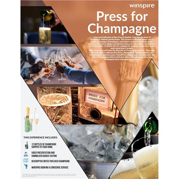 WINSPIRE: 12 Bottles of Boutique Champagne Delivered to Your Door