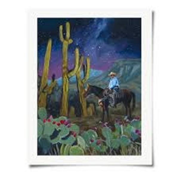 SARAH HEINBAUGH: Saguaro Trail Original Painting
