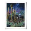 Image 1 : SARAH HEINBAUGH: Saguaro Trail Original Painting