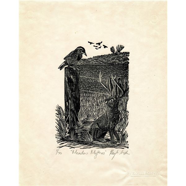 RAYLEE SCHOBEL: Handprinted Art Card & Wood Engraving Collection