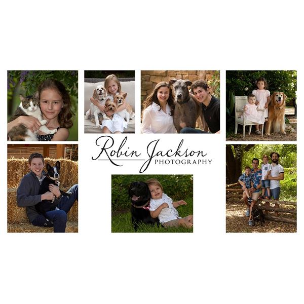 ROBIN JACKSON PHOTOGRAPHY: 11" x 14" Family & Pet Portrait Package