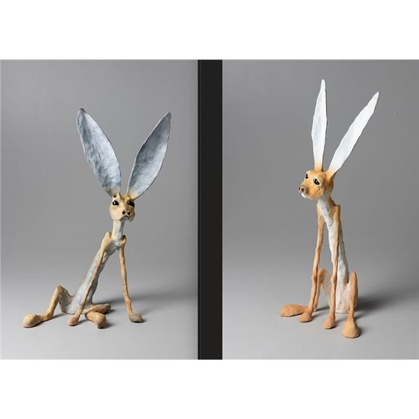 WILLIAM CARRINGTON: "Flaco" & "Flaco II" Sculpture Set