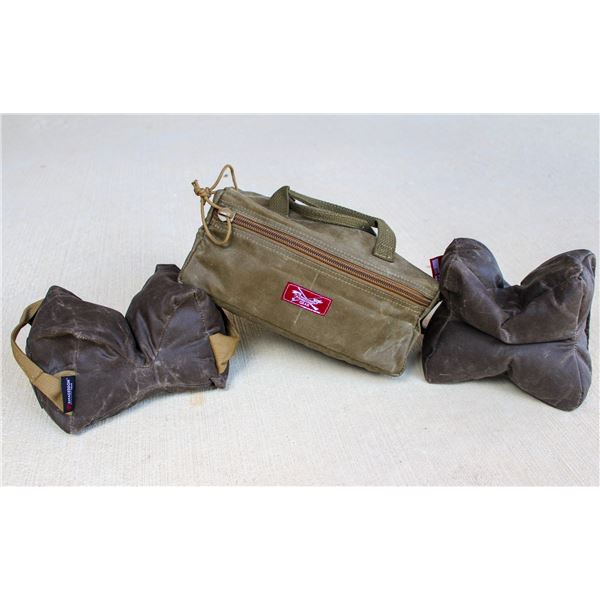 ARMAGEDDON GEAR: Waxed Canvas Shooting Bag Set