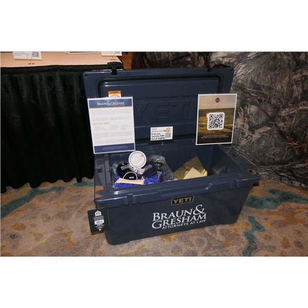 BRAUN & GRESHAM: YETI Cooler Filled with Braun & Gresham Swag