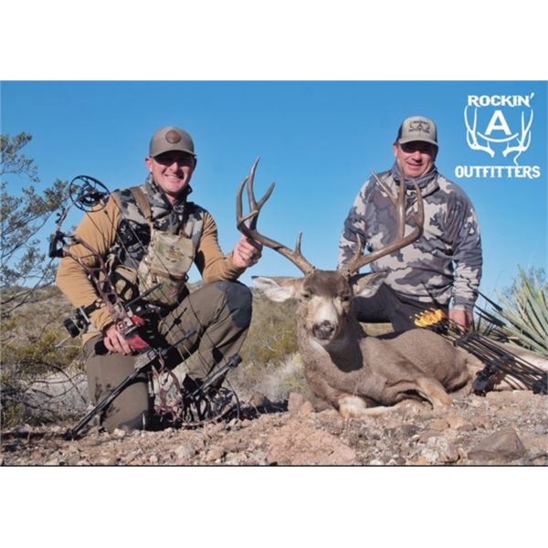 5-day Arizona Coues Deer or Mule Deer Hunt for Two Hunters