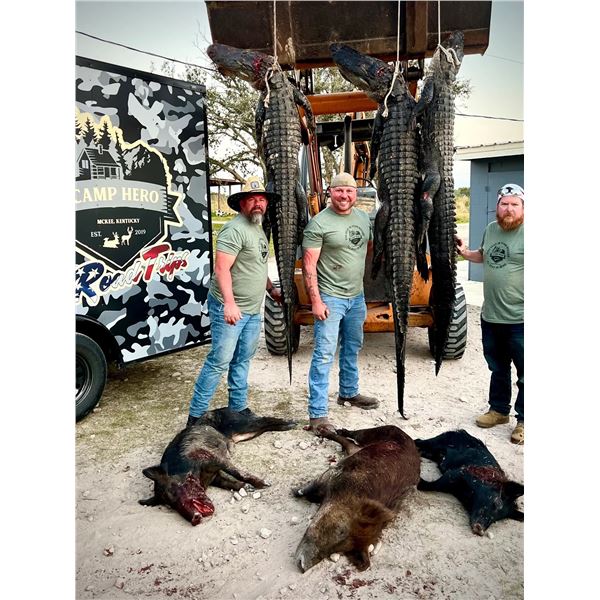 3-day Florida Hunt and Fishing Adventure for Two Hunters
