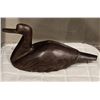 Image 1 : 09 - Vintage hand-carved ironwood duck fiqurine.  9" long, 5" high.  Beautiful folk art.