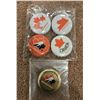 Image 1 : 20 - Circa 2002 Hockey Canada logo beer caps.  Set of 4 from Molson Canadain.  Unused.