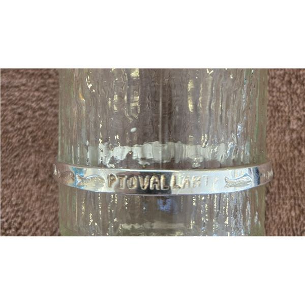 21 - Vintage sterling silver Mexican bangle bracelet - 3". Marked 825, 15 grams