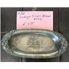 Image 1 : Vintage Silver Bread Tray, 6” X 13”
