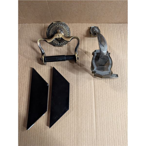 Toilet Paper Holder, Great Condition Door Handle, and etc.
