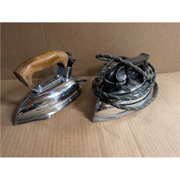 (2) Vintage Electrical Sad Irons (made in Canada)