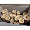 Image 5 : Wood Decor Lot (Wood Candle Holders, Wood Car, and etc.)