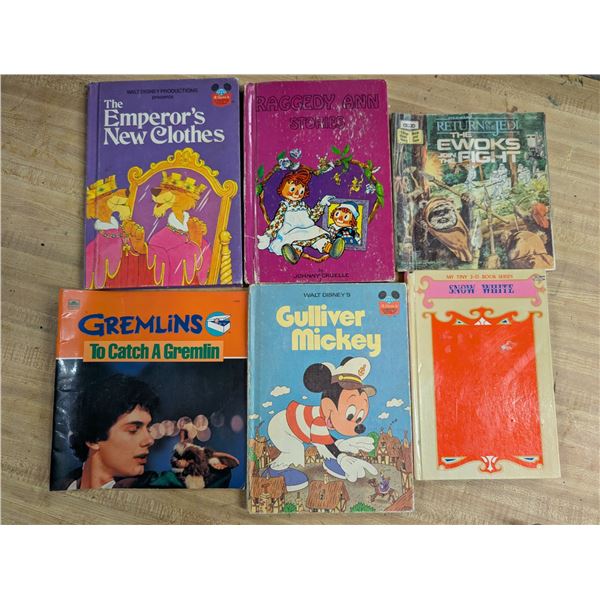Vintage Disney, Gremlins, Star Wars and etc. Books