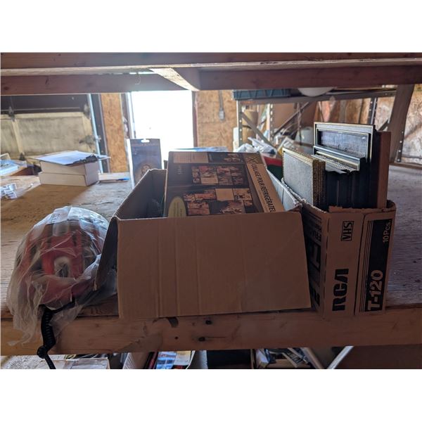 Box and Etc. Misc. Items (Helmet, Frames, Collage Images, and etc.)