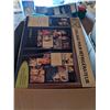 Image 2 : Box and assorted Items (Helmet, Frames, Collage Images, and etc.)