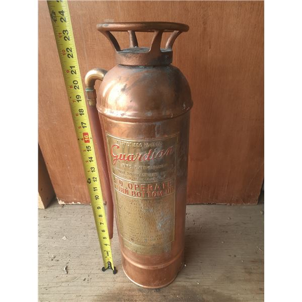 Vintage Guardene fire extinguisher.