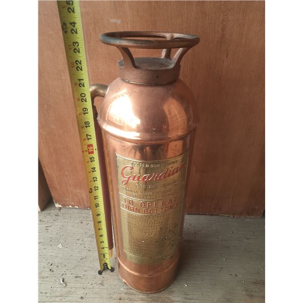 Vintage Guardene fire extinguisher.