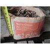 Image 3 : Heavy-duty, rusted industrial chain in box.