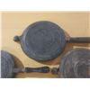 Image 3 : Vintage cast iron waffle irons.
