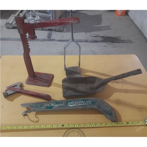 Vintage and antique tools.
