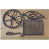 Image 1 : Antique cast iron parts for a Singer treadle sewing machine.