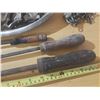 Image 3 : Vintage tools appear to be related to metalworking and trade crafts and lock keys, etc.