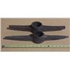 Image 1 : Antique or vintage pickaxe heads, likely used for mining or railroad work. (No Handles)
