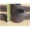 Image 2 : Antique or vintage pickaxe heads, likely used for mining or railroad work. (No Handles)