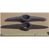 Image 3 : Antique or vintage pickaxe heads, likely used for mining or railroad work. (No Handles)