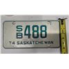 Image 2 : 74' Sask License Plate SB-488