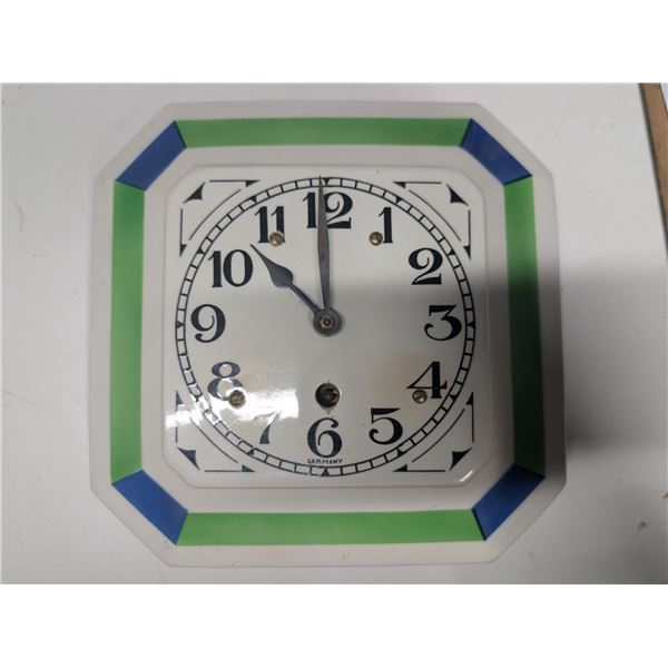 Vintage Made in Germany Wall Clock Marked "1182/8/5/28/G"
