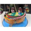 Image 4 : Vintage Made in China Tin Working Merry Go Round Toy