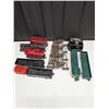 Image 1 : Lot of Vintage Trains, Train tracks, Train Carts, and remote Control For Trains