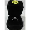 Image 1 : 1 - NEW Platinum Plated 1.0ct Solitaire Ring