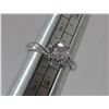 Image 2 : 1 - NEW Platinum Plated 1.0ct Solitaire Ring