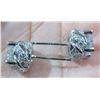 Image 5 : 3 - NEW Platinum Plated 1.0ct Stud Earrings