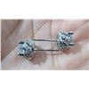 Image 6 : 3 - NEW Platinum Plated 1.0ct Stud Earrings
