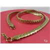 Image 4 : 7 - NEW 14K Gold Plated Serpentine Necklace