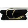 Image 7 : 7 - NEW 14K Gold Plated Serpentine Necklace