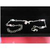 Image 5 : 11 - NEW Platinum Plated Pear Cut) Bracelet