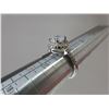 Image 5 : 13 - NEW Platinum Plated 1.0ct Halo Ring