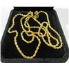 Image 2 : 15 - NEW 14K Gold Plated Rope Necklace